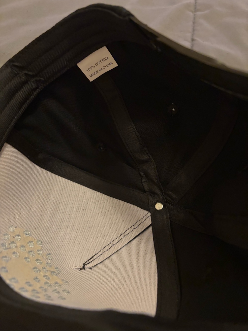 NWOT Trulieve Black SnapBack Hat - Picture 3 of 3